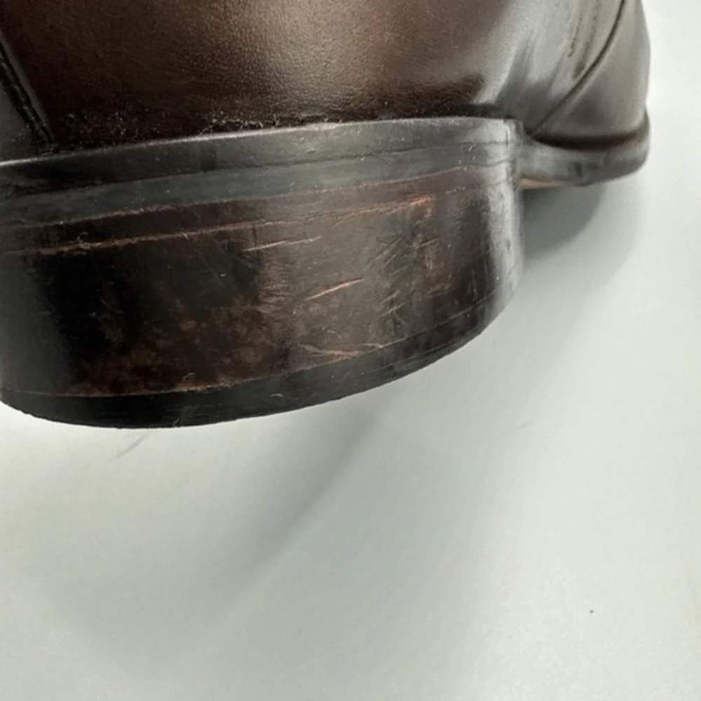 Banana Republic Men's Brown Leather Slip‎ On Loafer Size 12